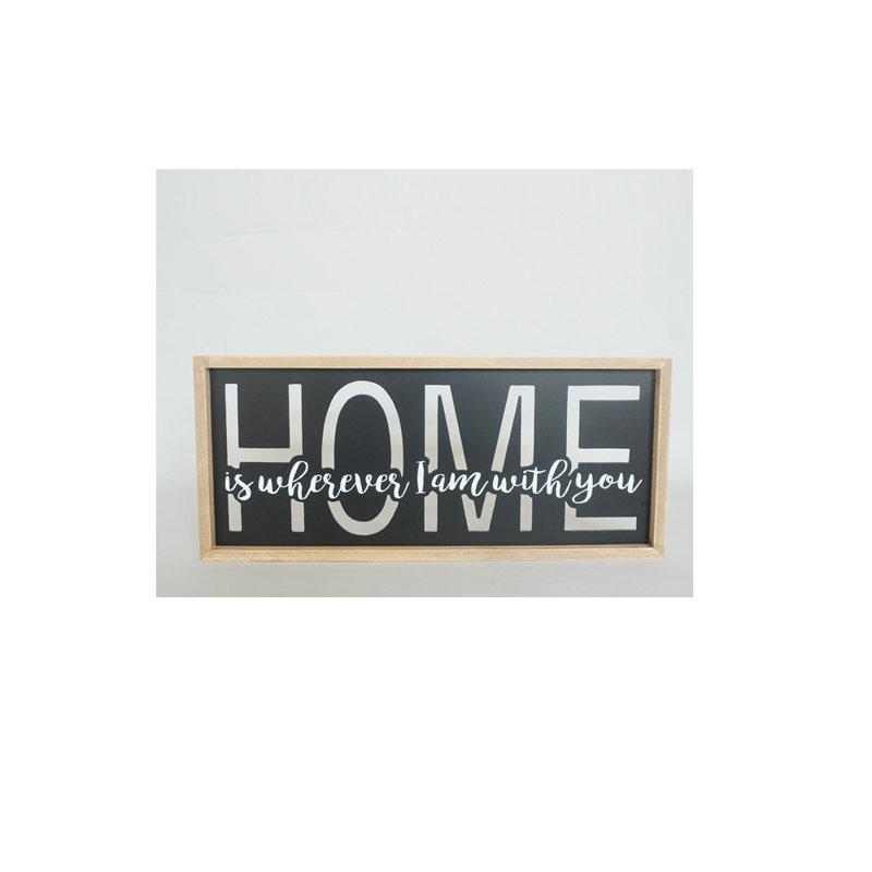 Décoration murale « Home is where »