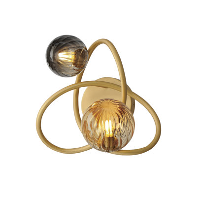Shickley Steel LED Armed Sconce