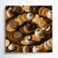 Desserts craquelins, art mural sur toile noire-1148356367