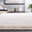 Tapis ivoire en polyester tissé à la main Anabeatriz-1018886622