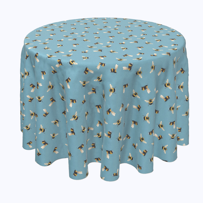 Blanchard Geometric Round Tablecloth, 108" x 108"