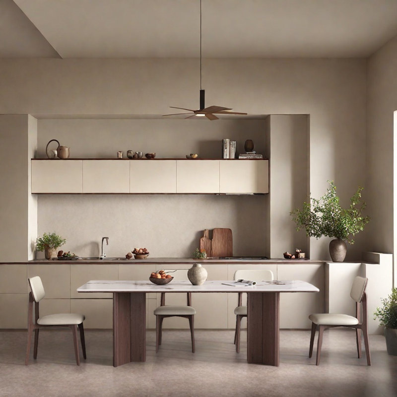 Petit ensemble de table de salle à manger rétro en bois de frêne de style français, H 29,52 po x L 55,11 po x l 31,49 po