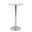 Round Glass Top Metal Base Dining Table