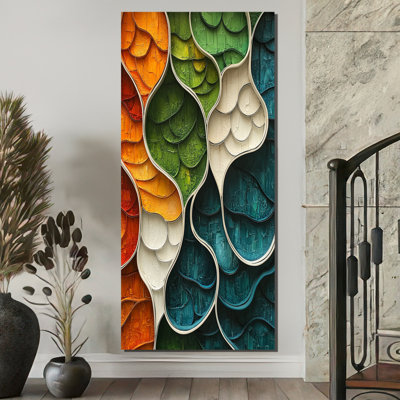 Omagene Biomorphism Earth Ephemeral Pathway I - Lyrical Abstraction, art mural