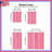 Pink Stripes Window Curtains  Pattern Sheer & Room Darkening - 2 Panels-80708936-80708982