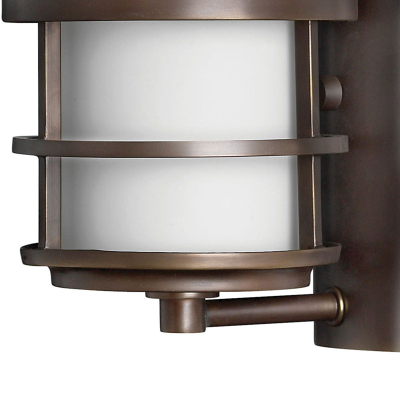 Plafonnier encastré d'extérieur Saturn Metro Bronze, Incandescent