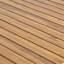 Table d'extérieur en bois 69 po - Finition pour une atmosphère de repas confortable