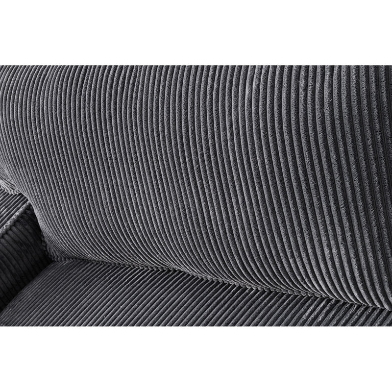 Gris confortable avec coussins en mousse et structure de soutien stable. Détendez-vous avec élégance. Options en velours.