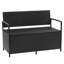 Banc de rangement extérieur en résine Parksville