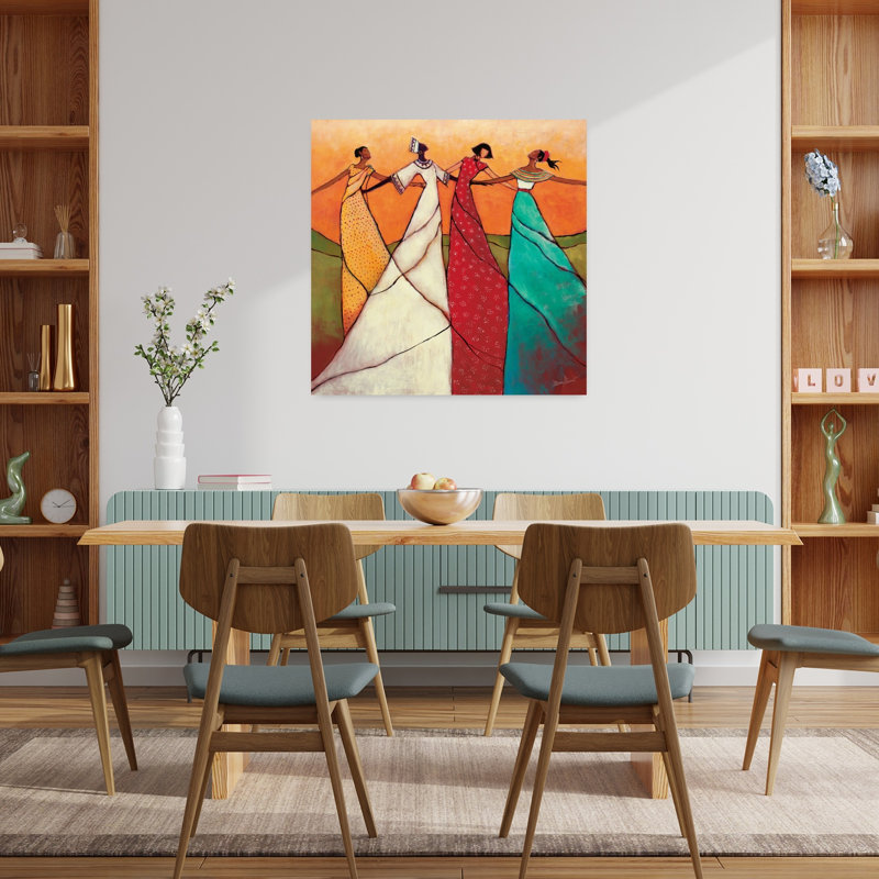 Art contemporain abstrait Unity, H 36 po x l 36 po