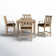 Samya Square 4 - Person 44" Long Bar Height Dining Set with Cushions