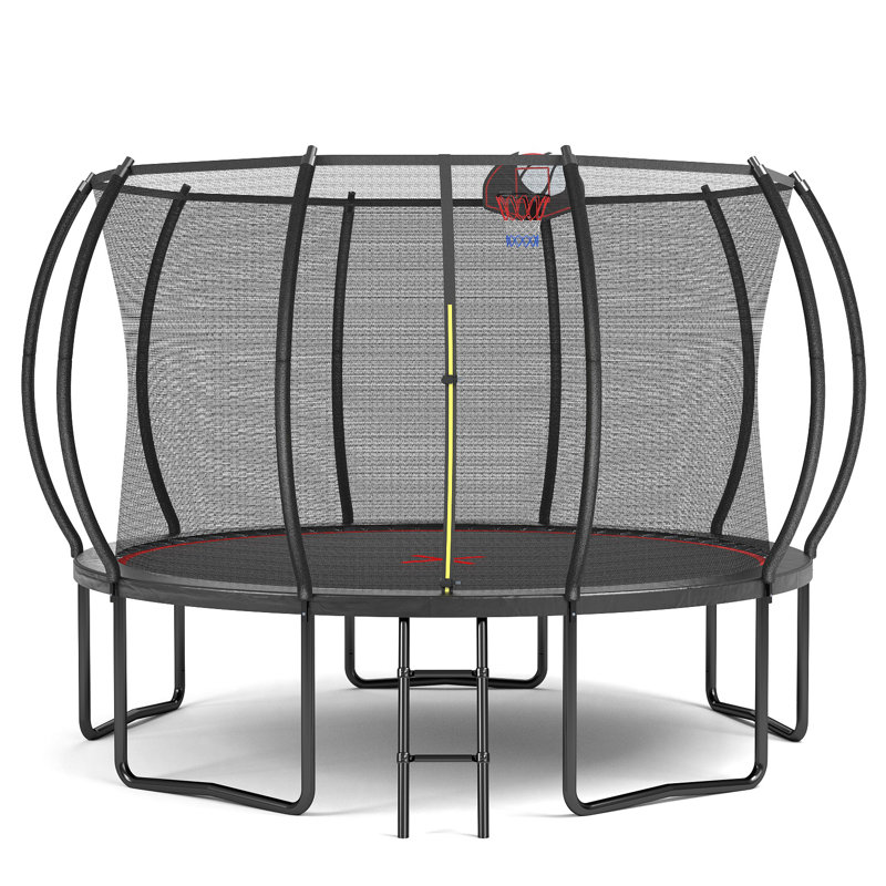 Trampoline - citrouille - échelle