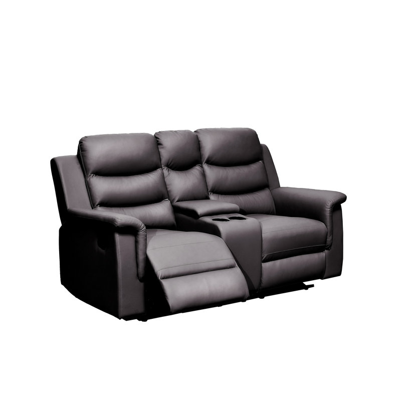 Causeuse inclinable avec housse de console centrale