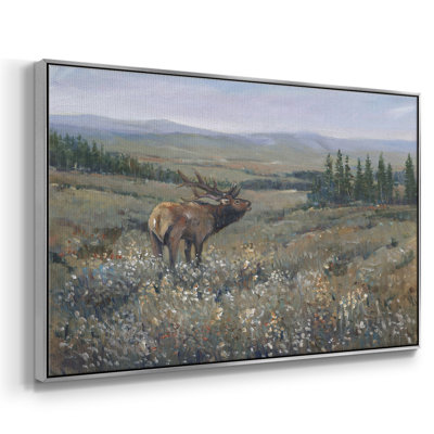 «Western Wildlife I», peinture sur toile encadrée