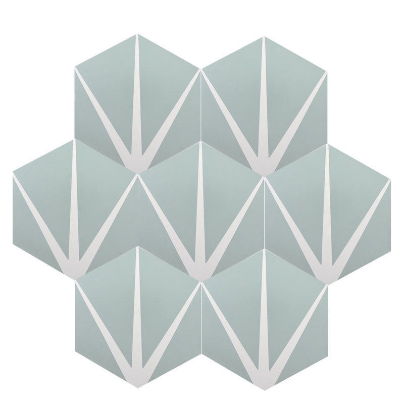 Menara 8" x 9" Cement Wall & Floor Tile
