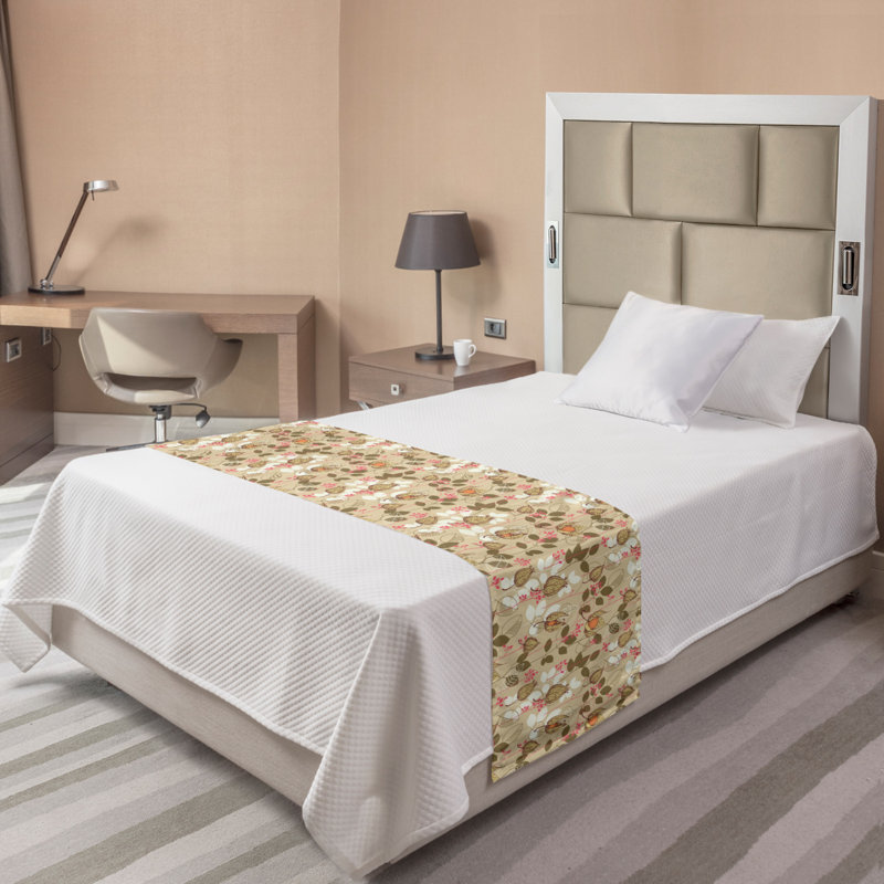 Chemin de lit en polyester, Simple