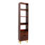 Grande étagère de rangement autoportante autoportante avec tiroir et 4 tablettes ouvertes pour le bureau personnel-1809315953