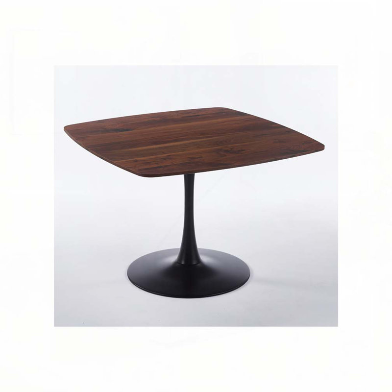 Table repas, Noyer, H 28,93 po x l 42,12 po x P 42,12 po, Noir