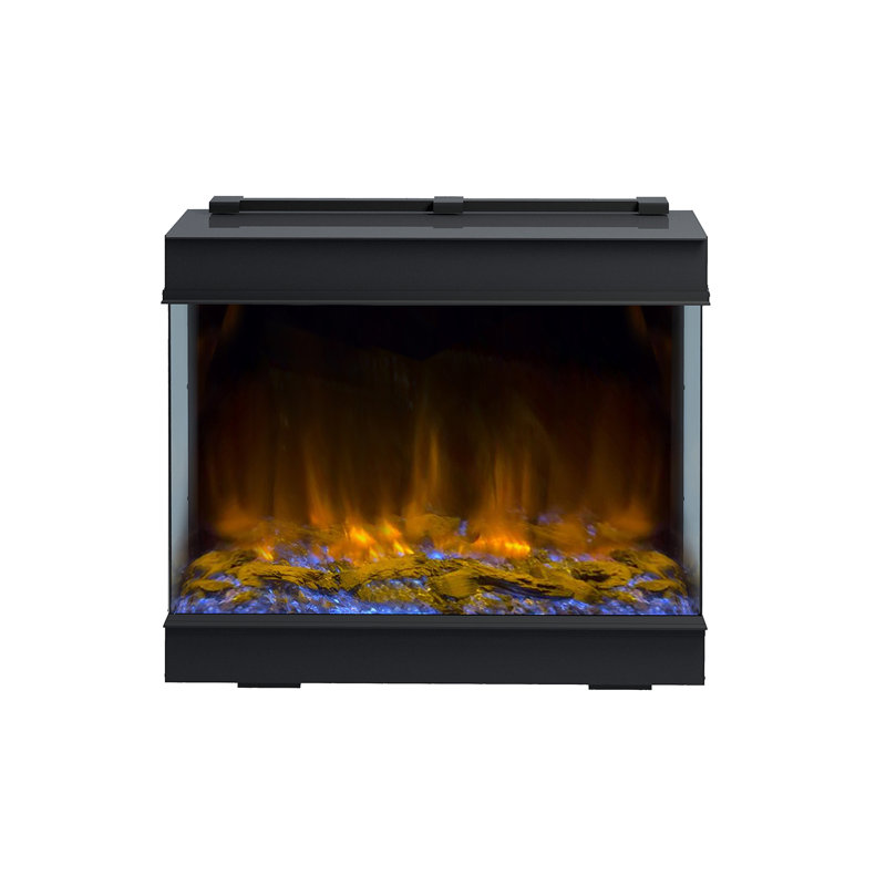 Melody Series Multi-sided Smart Electric Fireplaces, 29" H x 34.38" W x 12.75" D