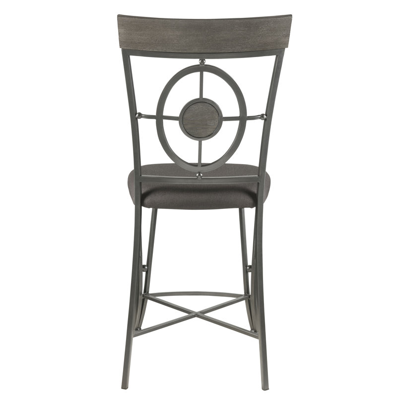 Bubovice Upholstered Counter Stool with Metal Frame