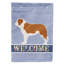 Polyester 2 côtés 40 x 28 po welcome drapeau maison-73943216