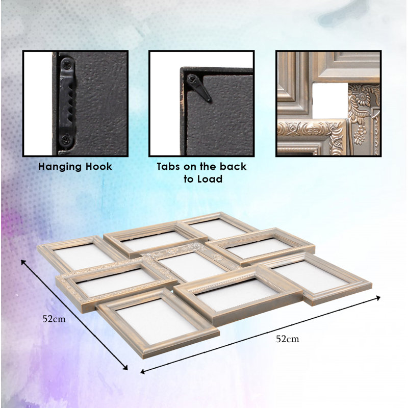 Lacourse Gold Matte Collage Picture Frame