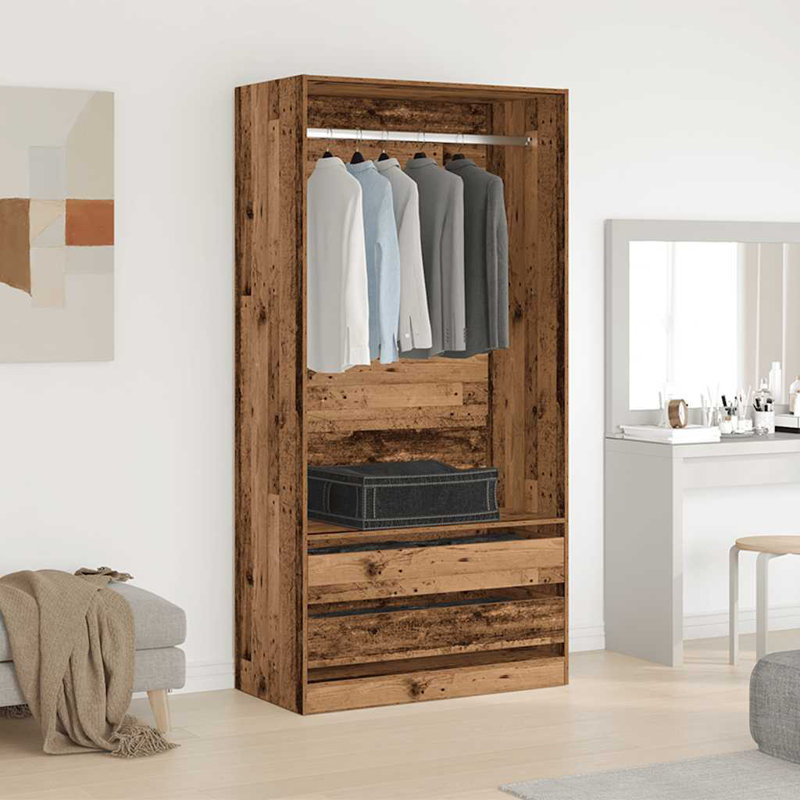 Botkins Manufactured Wood Wardrobe