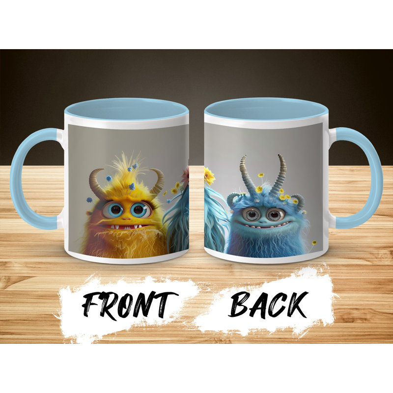 Ceramic Coffee Mug, Light Blue