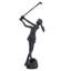 GOLFER LADY Iron Figurine 29cm-92166266