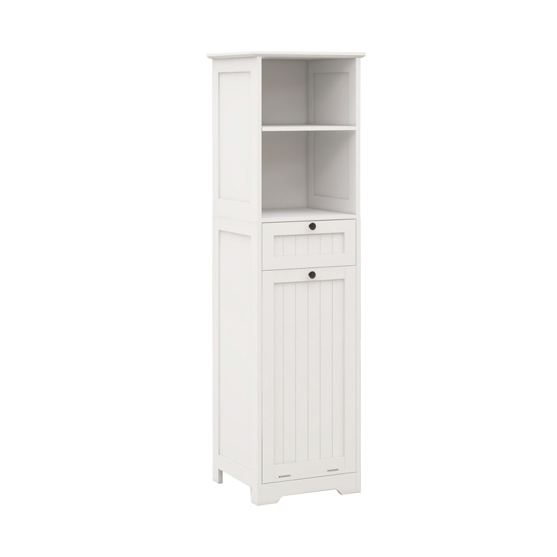 One-Compartment One-Drawer Tilt-Out Laundry Sorter Cabinet -