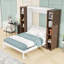 Grand lit escamotable avec rangement double et tête de lit, lattes-2001125707