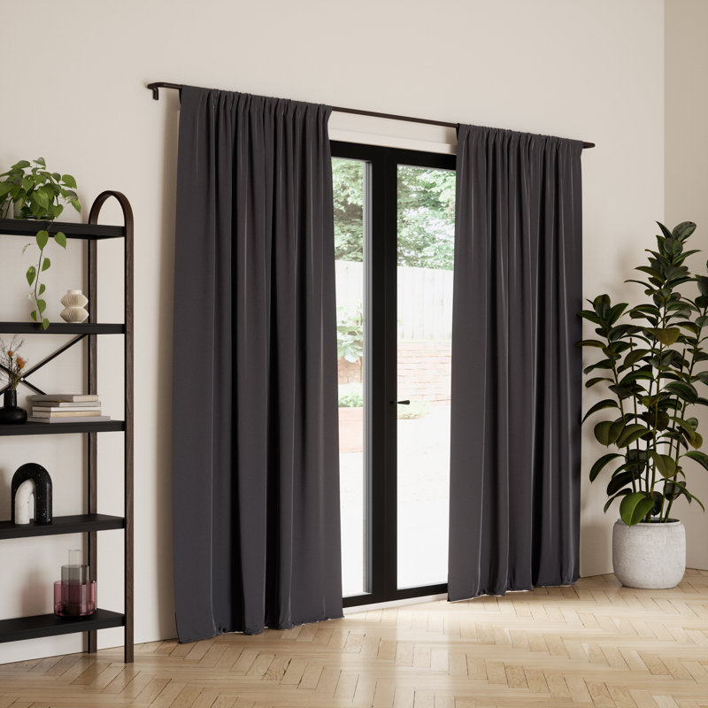 Paire de rideaux occultant Twilight, Beige, L 52 po x L 95 po