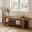 Solid Wood Storage Bench