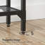 Vonte 39.4" Glass Console Table with Metal Frame-740557546