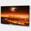 « full moon » par-dessus los angeles, impression sur toile tendue cityscape-33230531-18298459