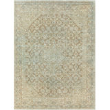 Antique One of a Kind One-of-a-Kind 10'2" x 13'8" Hand Knotted Area Rug