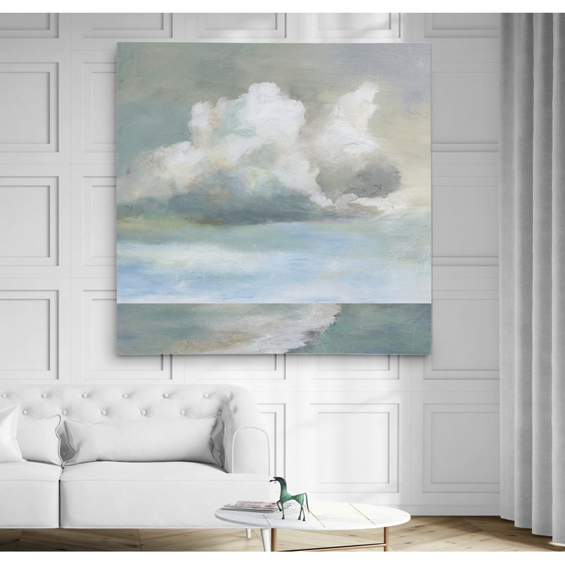 " Cloudscape IX ", 40" H x 40" W x 2" D, Wrapped Canvas