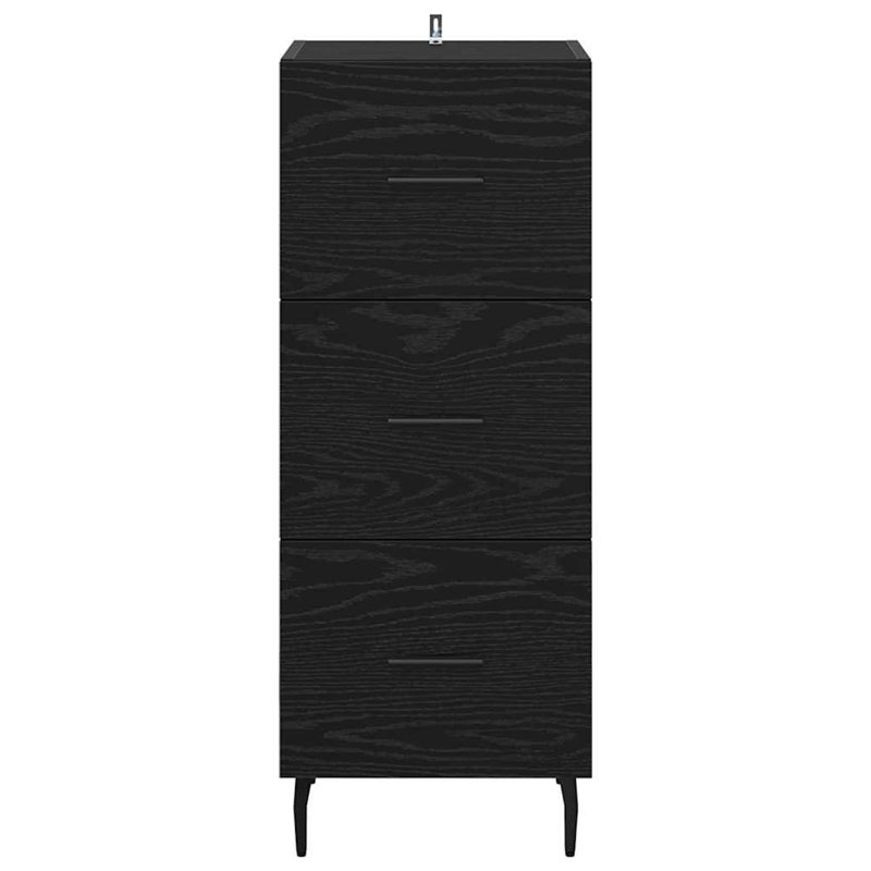 34.5cm Sideboard, Black Oak