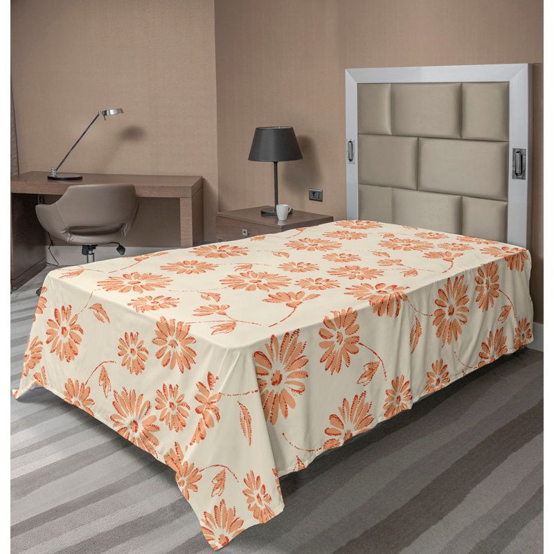Drap plat Ambesonne, Drap plat pour lit simple