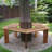 Ardoin 5-Sided Tree Bench