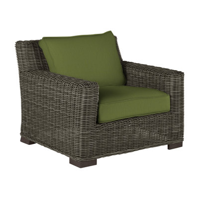 Rustic Woven Lounge Chair