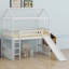 Lit mezzanine avec glissade House-669593021