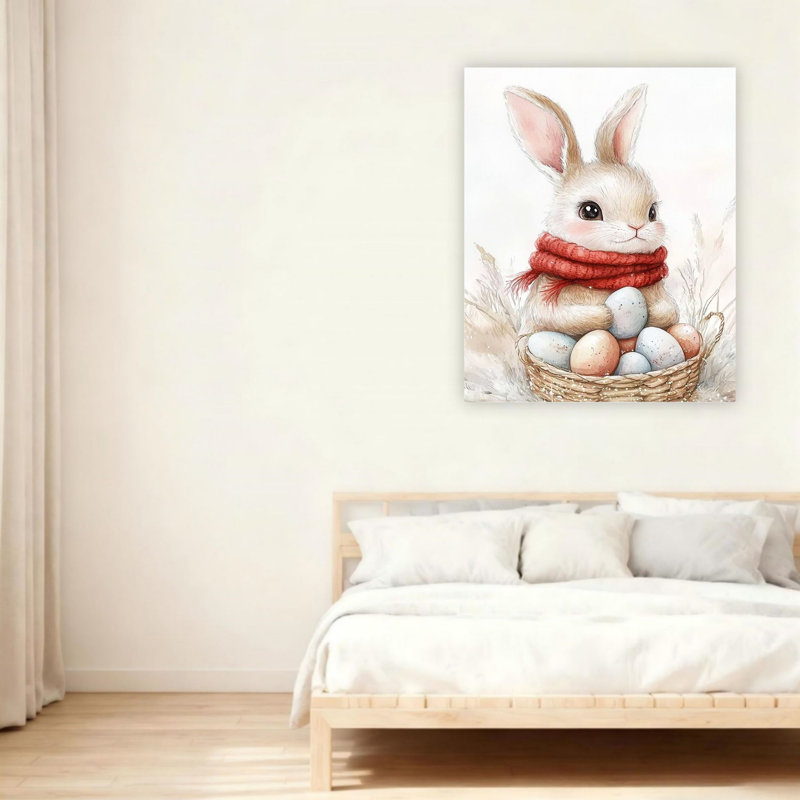 Mignon lapin, art mural 24 po x 36 po