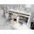 72'' Double Bathroom Vanity with Quartz Top-74987094
