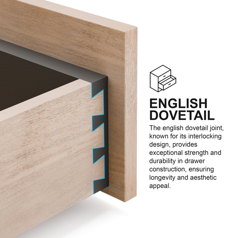 Urbanek 8-Drawer Dresser, Gris