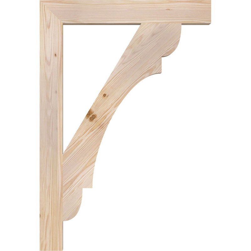 Support de bloc olympique, H 38 po x P 26 po, Sapin Douglas de 3 1/2 po (lisse)