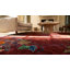 Antique Art Deco Medium Wool Red Rug