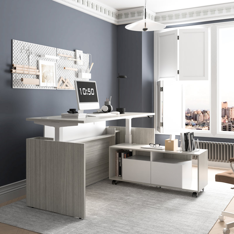 Neaven L Shaped Adjustable Executive Desk