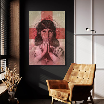 «The Christian Girl» par Elo Marc, art mural en verre acrylique