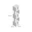 Chane Wall-Mounted Bookcase with 5 Shelves | Modern Storage Unit for Home or Office-37809542